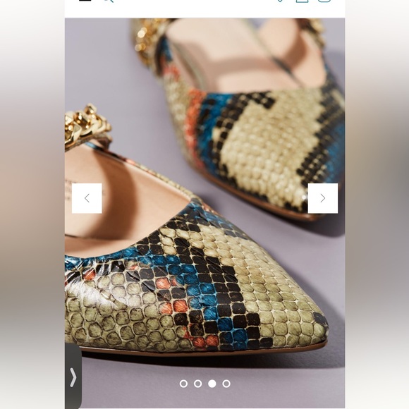 Cecilia New York chain Slides 6.5. Anthropologie - Picture 2 of 8